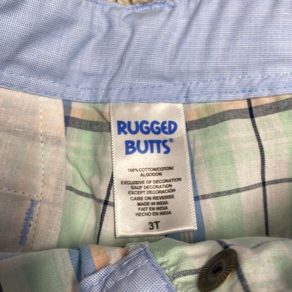 Rugged Butts Knox Plaid Shorts Size 3T NWT - Picture 3 of 5